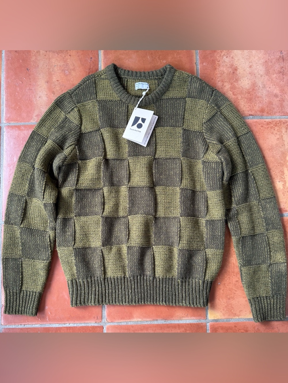 Men's Frank & Oak Men’s  Knit Sweater Large